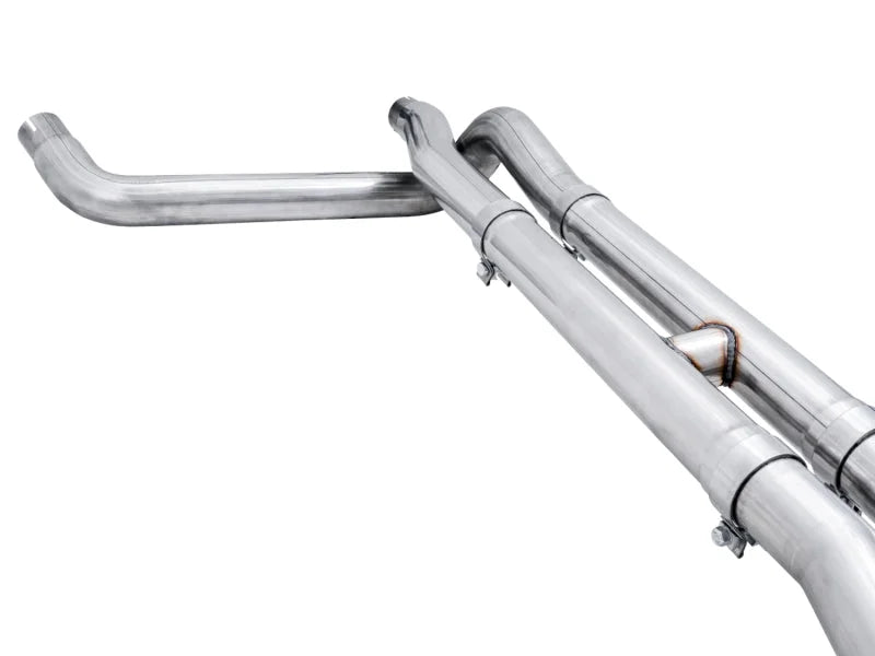 AWE Tuning 4th Gen GM 1500 6.2L 0FG Catback Split Rear Exit (w/ Bumper Cutouts) - Quad Chrome Tips - Additional View 15
