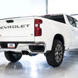 Load image into Gallery viewer, AWE Tuning 4th Gen GM 1500 6.2L 0FG Catback Split Rear Exit (w/ Bumper Cutouts) - Quad Diamond Tips - Side View