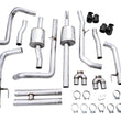 Load image into Gallery viewer, AWE Tuning 4th Gen GM 1500 6.2L 0FG Catback Split Rear Exit (w/ Bumper Cutouts) - Quad Diamond Tips - Additional View 7