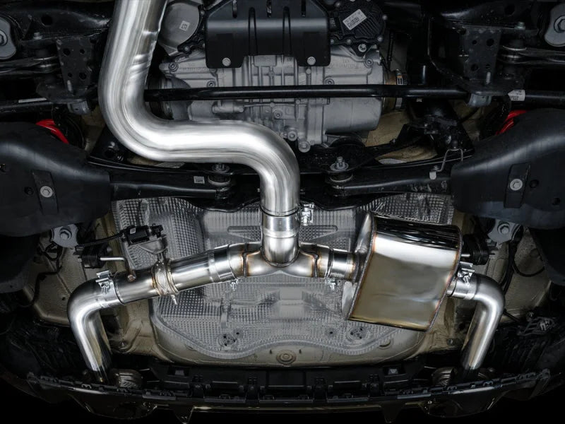 AWE Tuning Audi 22-23 8Y RS3 Cat-Back SwitchPath Exhaust (No Tips) - Installation View