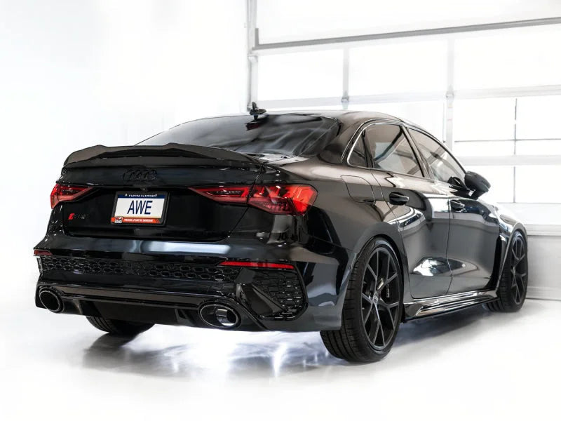 AWE Tuning Audi 22-23 8Y RS3 Cat-Back Track Edition Exhaust System - No Tips - Additional View 9