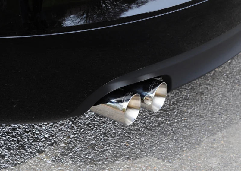 AWE Tuning Audi 8P A3 FWD Cat-Back Performance Resonated Exhaust - Side View