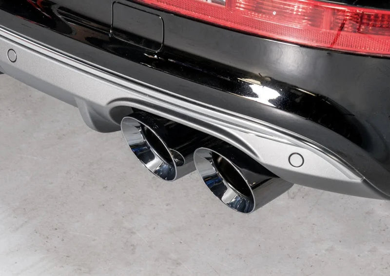 AWE Tuning Audi 8R SQ5 Touring Edition Exhaust - Quad Outlet Diamond Black Tips - Side View