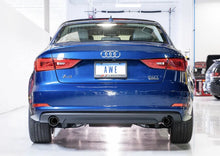 Load image into Gallery viewer, AWE Tuning Audi 8V A3 Touring Edition Exhaust - Dual Outlet Chrome Silver 90 mm Tips - Side View