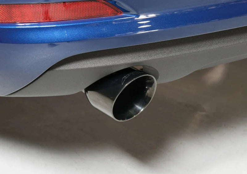 AWE Tuning Audi 8V A3 Touring Edition Exhaust - Dual Outlet Diamond Black 90 mm Tips - Side View