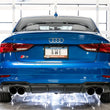 Load image into Gallery viewer, AWE Tuning Audi 8V S3 SwitchPath Exhaust w/Diamond Black Tips 102mm - Back View