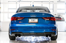 Load image into Gallery viewer, AWE Tuning Audi 8V S3 SwitchPath Exhaust w/Diamond Black Tips 102mm - Back View