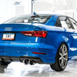Load image into Gallery viewer, AWE Tuning Audi 8V S3 Track Edition Exhaust w/Chrome Silver Tips 102mm - Side View
