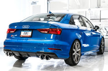 Load image into Gallery viewer, AWE Tuning Audi 8V S3 Track Edition Exhaust w/Chrome Silver Tips 102mm - Side View