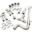 Load image into Gallery viewer, AWE Tuning Audi 8V S3 Track Edition Exhaust w/Chrome Silver Tips 102mm - Additional View 5