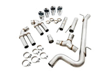Load image into Gallery viewer, AWE Tuning Audi 8V S3 Track Edition Exhaust w/Chrome Silver Tips 102mm - Additional View 5