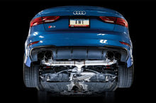Load image into Gallery viewer, AWE Tuning Audi 8V S3 Track Edition Exhaust w/Diamond Black Tips 102mm - Back View
