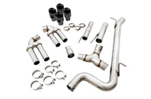 Load image into Gallery viewer, AWE Tuning Audi 8V S3 Track Edition Exhaust w/Diamond Black Tips 102mm - Installation View