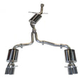 Load image into Gallery viewer, AWE Tuning Audi B8 A4 Touring Edition Exhaust - Quad Tip Polished Silver Tips - Does Not Fit Cabrio - Main Product View