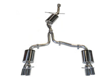 Load image into Gallery viewer, AWE Tuning Audi B8 A4 Touring Edition Exhaust - Quad Tip Polished Silver Tips - Does Not Fit Cabrio - Main Product View