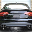 Load image into Gallery viewer, AWE Tuning Audi B8 A4 Touring Edition Exhaust - Quad Tip Polished Silver Tips - Does Not Fit Cabrio - Side View