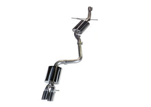 Load image into Gallery viewer, AWE Tuning Audi B8 A4 Touring Edition Exhaust - Single Side Polished Silver Tips - Main Product View