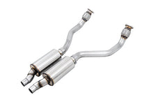 Load image into Gallery viewer, AWE Tuning Audi B8 / C7 3.0T Resonated Downpipes for S4 / S5 / A6 / A7 - Main Product View