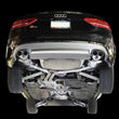 Load image into Gallery viewer, AWE Tuning Audi B8 S5 4.2L Touring Edition Exhaust System - Polished Silver Tips - Side View