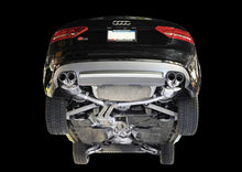 Load image into Gallery viewer, AWE Tuning Audi B8 S5 4.2L Touring Edition Exhaust System - Polished Silver Tips - Side View