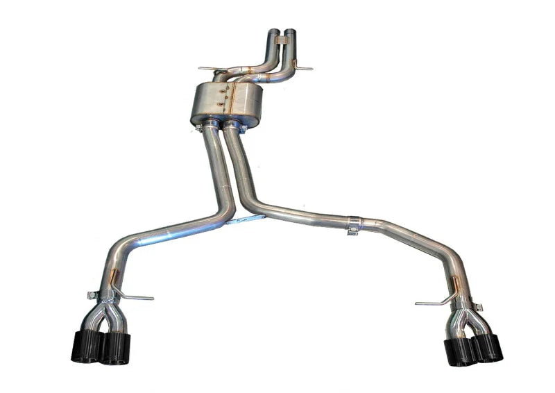 AWE Tuning Audi B8 S5 4.2L Track Edition Exhaust System - Polished Silver Tips - Main Product View