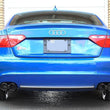 Load image into Gallery viewer, AWE Tuning Audi B8 S5 4.2L Track Edition Exhaust System - Polished Silver Tips - Side View