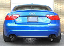 Load image into Gallery viewer, AWE Tuning Audi B8 S5 4.2L Track Edition Exhaust System - Polished Silver Tips - Side View