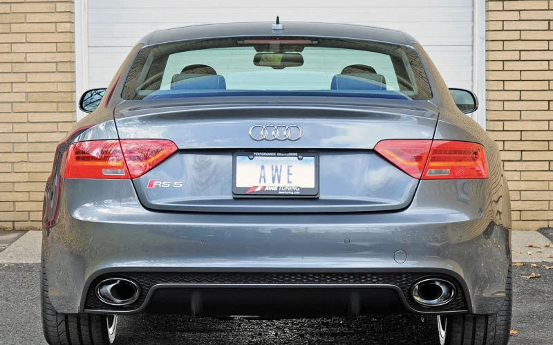 AWE Tuning Audi B8.5 RS5 Cabriolet Track Edition Exhaust System - Side View