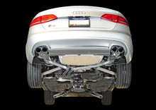 Load image into Gallery viewer, AWE Tuning Audi B8.5 S4 3.0T Touring Edition Exhaust System - Chrome Silver Tips (102mm) - Side View