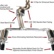 Load image into Gallery viewer, AWE Tuning Audi B8.5 S4 3.0T Touring Edition Exhaust System - Diamond Black Tips (102mm) - Main Product View