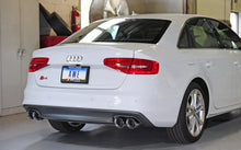 Load image into Gallery viewer, AWE Tuning Audi B8.5 S4 3.0T Track Edition Exhaust - Chrome Silver Tips (102mm) - Side View