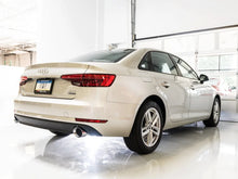 Load image into Gallery viewer, AWE Tuning Audi B9 A4 Touring Edition Exhaust Dual Outlet - Chrome Silver Tips (Includes DP) - Back View