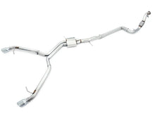 Load image into Gallery viewer, AWE Tuning Audi B9 A4 Track Edition Exhaust Dual Outlet - Chrome Silver Tips (Includes DP) - Main Product View