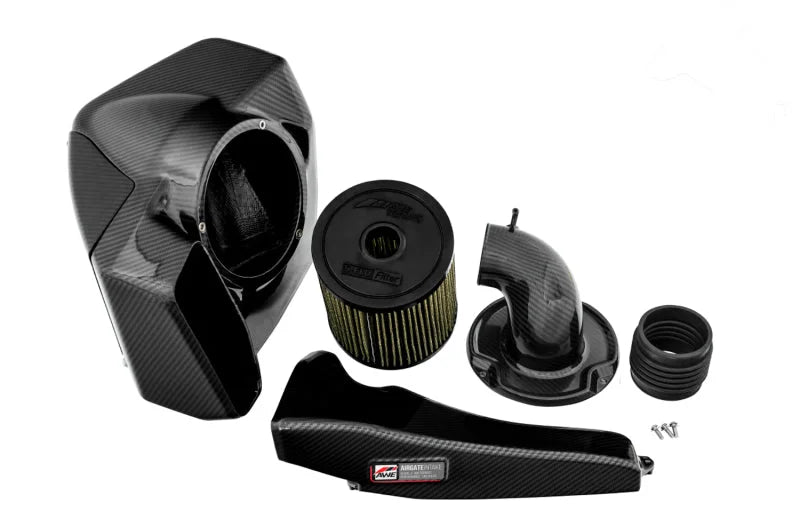 AWE Tuning Audi B9 A4/A5 2.0T Quattro Carbon Fiber AirGate Intake w/ Lid - Back View