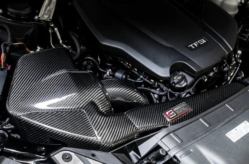 AWE Tuning Audi B9 A4/A5 2.0T Quattro Carbon Fiber AirGate Intake w/ Lid - Additional View 8