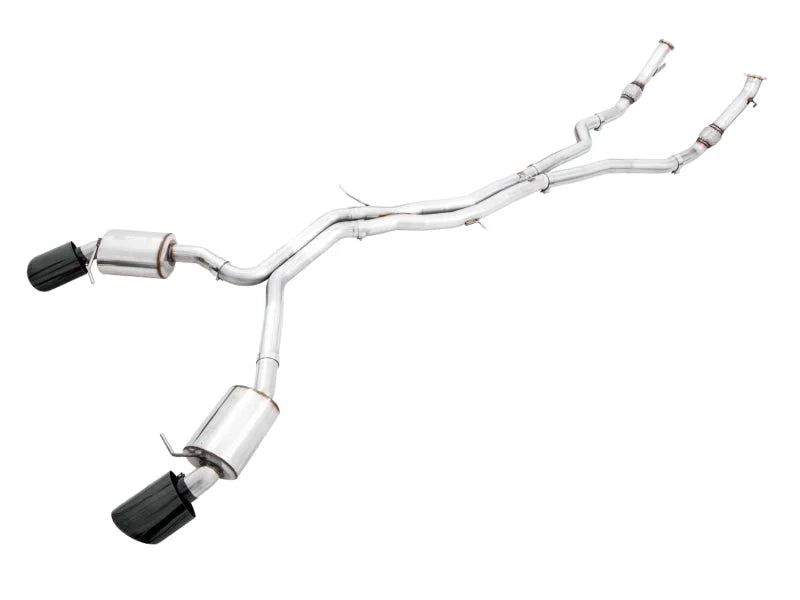 AWE Tuning Audi B9 RS5 Touring Edition Exhaust - w/ Diamond Black RS Tips - Main Product View