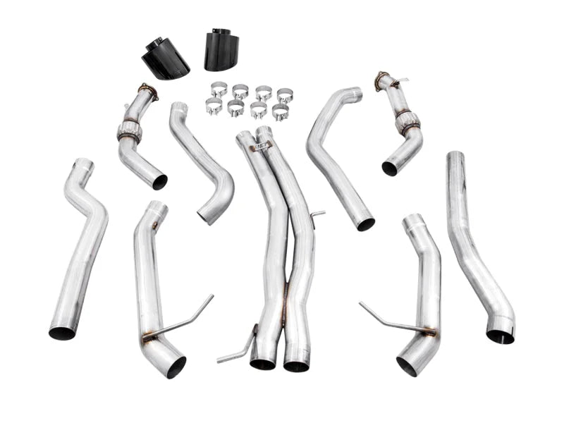AWE Tuning Audi B9 RS5 Track Edition Exhaust w/ Diamond Black RS Tips - Additional View 5