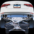 Load image into Gallery viewer, AWE Tuning Audi B9 S4 SwitchPath Exhaust - Non-Resonated (Silver 102mm Tips) - Side View