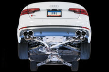 Load image into Gallery viewer, AWE Tuning Audi B9 S4 SwitchPath Exhaust - Non-Resonated (Silver 102mm Tips) - Side View