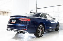 Load image into Gallery viewer, AWE Tuning Audi B9 S4 Touring Edition Exhaust - Non-Resonated (Silver 102mm Tips) - Side View