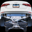 Load image into Gallery viewer, AWE Tuning Audi B9 S4 Touring Edition Exhaust - Non-Resonated (Silver 102mm Tips) - Back View