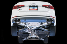 Load image into Gallery viewer, AWE Tuning Audi B9 S4 Touring Edition Exhaust - Non-Resonated (Silver 102mm Tips) - Back View