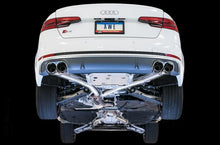 Load image into Gallery viewer, AWE Tuning Audi B9 S4 Track Edition Exhaust - Non-Resonated (Black 102mm Tips) - Back View