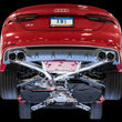Load image into Gallery viewer, AWE Tuning Audi B9 S5 Coupe 3.0T Track Edition Exhaust - Chrome Silver Tips (102mm) - Side View