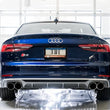 Load image into Gallery viewer, AWE Tuning Audi B9 S5 Coupe 3.0T Track Edition Exhaust - Chrome Silver Tips (102mm) - Back View