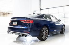 Load image into Gallery viewer, AWE Tuning Audi B9 S5 Coupe 3.0T Track Edition Exhaust - Chrome Silver Tips (102mm) - Installation View