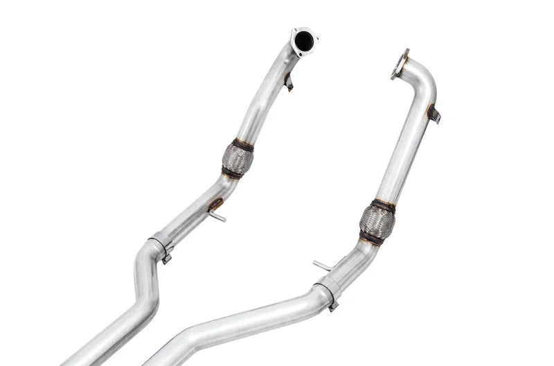 AWE Tuning Audi B9 S5 Coupe 3.0T Track Edition Exhaust - Diamond Black Tips (102mm) - Installation View