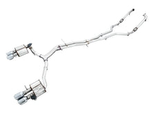 Load image into Gallery viewer, AWE Tuning Audi B9 S5 Sportback SwitchPath Exhaust - Non-Resonated (Silver 102mm Tips) - Main Product View