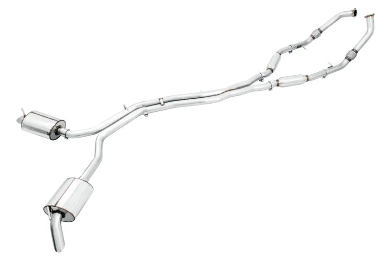 AWE Tuning Audi B9 SQ5 Non-Resonated Touring Edition Cat-Back Exhaust - No Tips (Turn Downs) - Main Product View