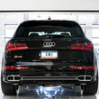 Load image into Gallery viewer, AWE Tuning Audi B9 SQ5 Non-Resonated Touring Edition Cat-Back Exhaust - No Tips (Turn Downs) - Back View